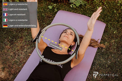 Aro De Pilates Perpetual Tonificador Muscular Violeta - 5 Colores De Anillos Disponibles - Fitness Y Yoga_3