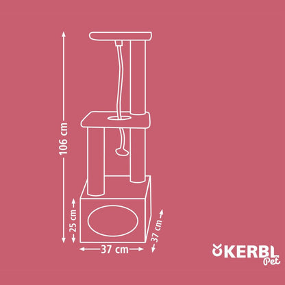 Kerbl Rascador Para Gatos Platin Pro Beige 106 Cm_5