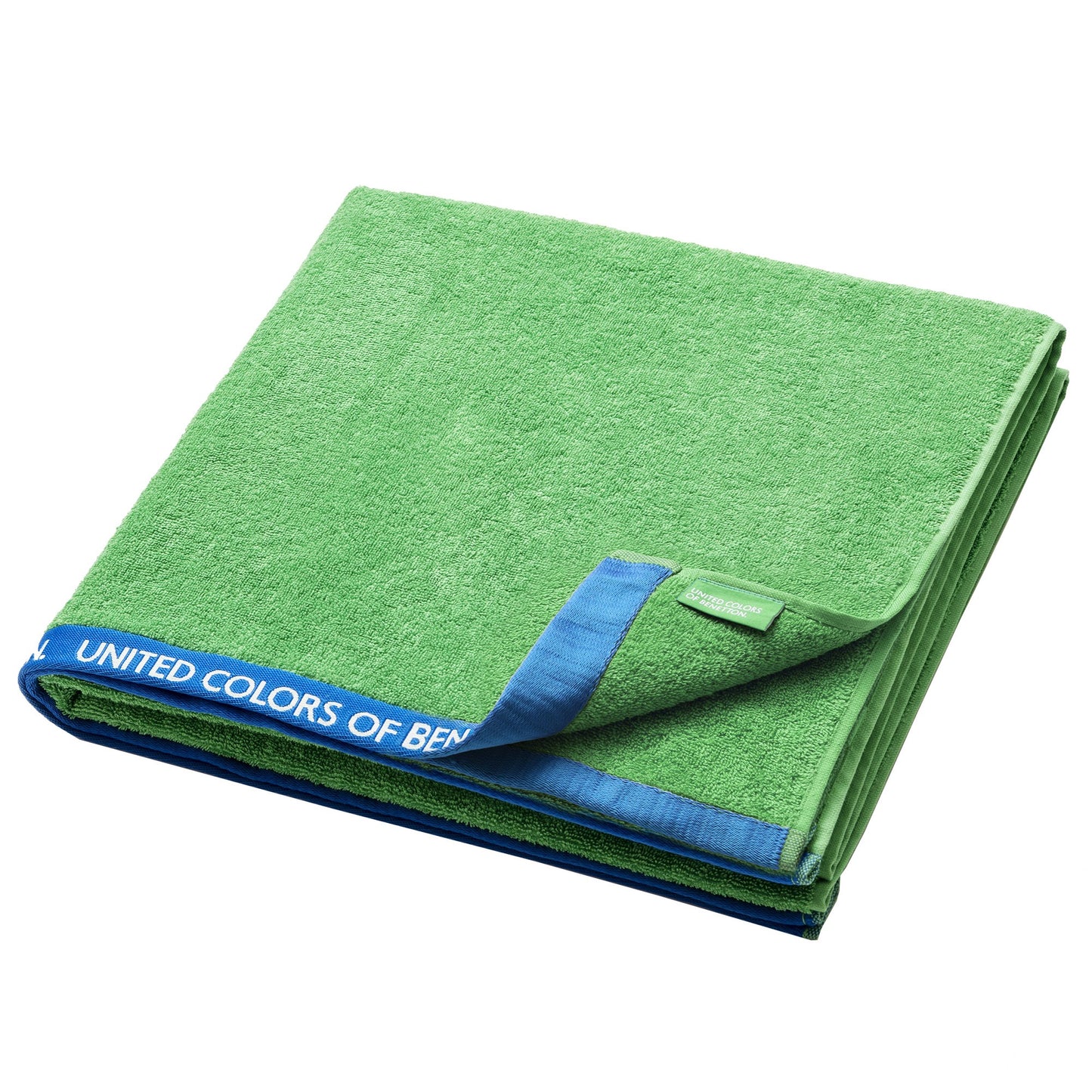 Toalla De Playa 90x160cm 380gsm 100% Algodón Velour Verde Rainbow_4
