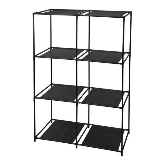 Well Home Estantería Modular De 6 Compartimentos Organizador De Tela Y Hierro Tamaño: 59,5x30x88cm_0