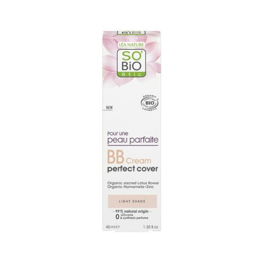 Cobertura perfeita de BB cream - Light peau parfaite So'Bio étic 40 ml