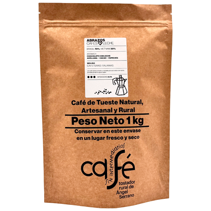 Cafe Sin Intermediarios Café Brasil Abrazos Molido Italiana (moka) 1 Kg_0
