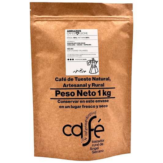 Cafe Sin Intermediarios Café Brasil Abrazos Molido Italiana (moka) 1 Kg_0