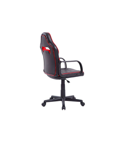 Sillón Giratorio Xtr Junior Regulable En Altura En Símil Piel Negro/rojo, 98-108 Cm(alto_5