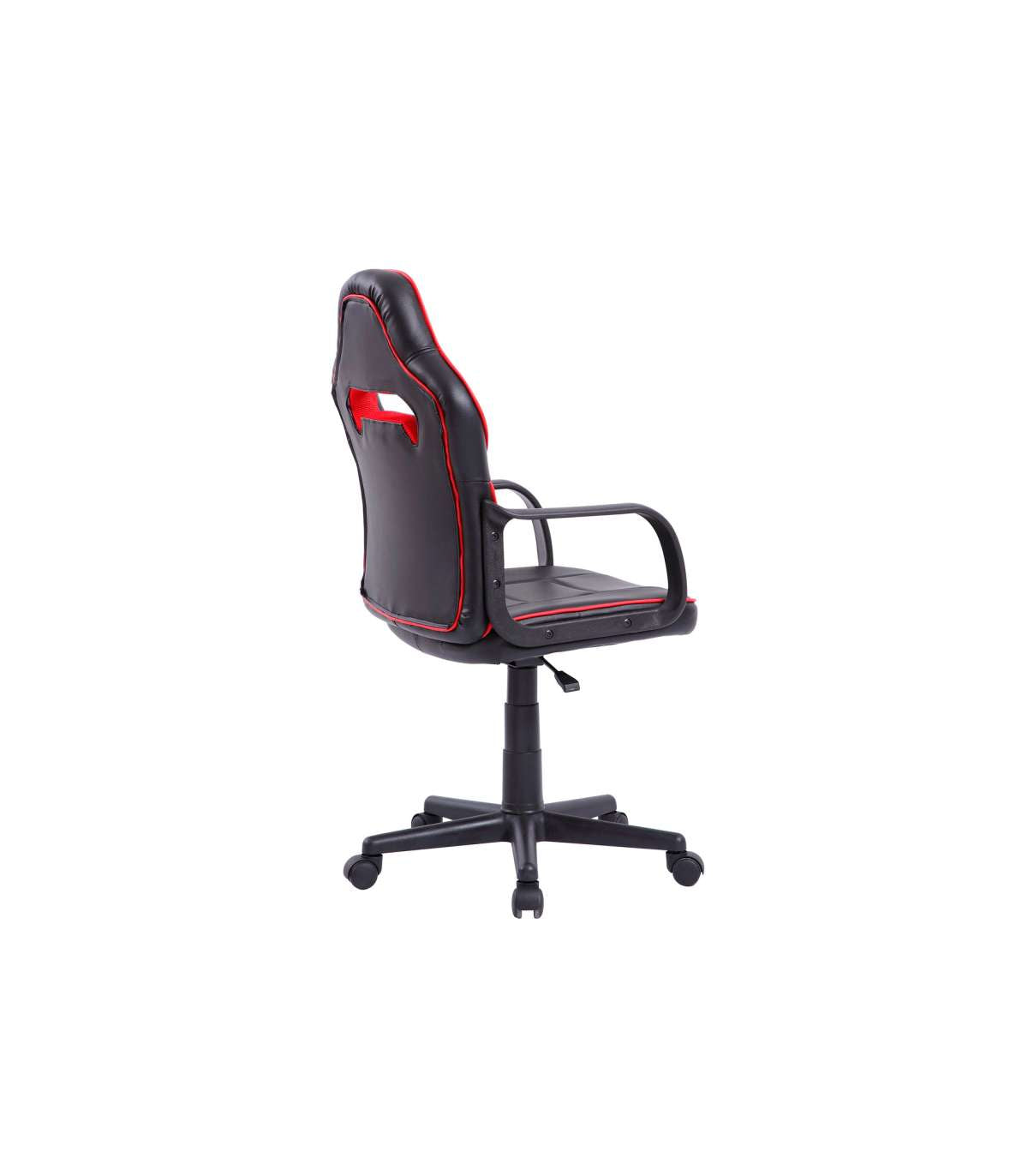 Sillón Giratorio Xtr Junior Regulable En Altura En Símil Piel Negro/rojo, 98-108 Cm(alto_4