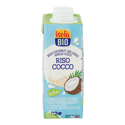 Bebida biológica de arroz e coco Bio Isola BIO 250 ml