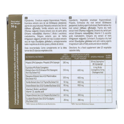 Complexo de Própolis Nature Essential 1600 mg, 60 cápsulas