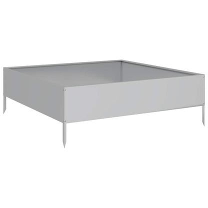 Jardinera De Acero Galvanizado 100x100x33,5 Cm_5