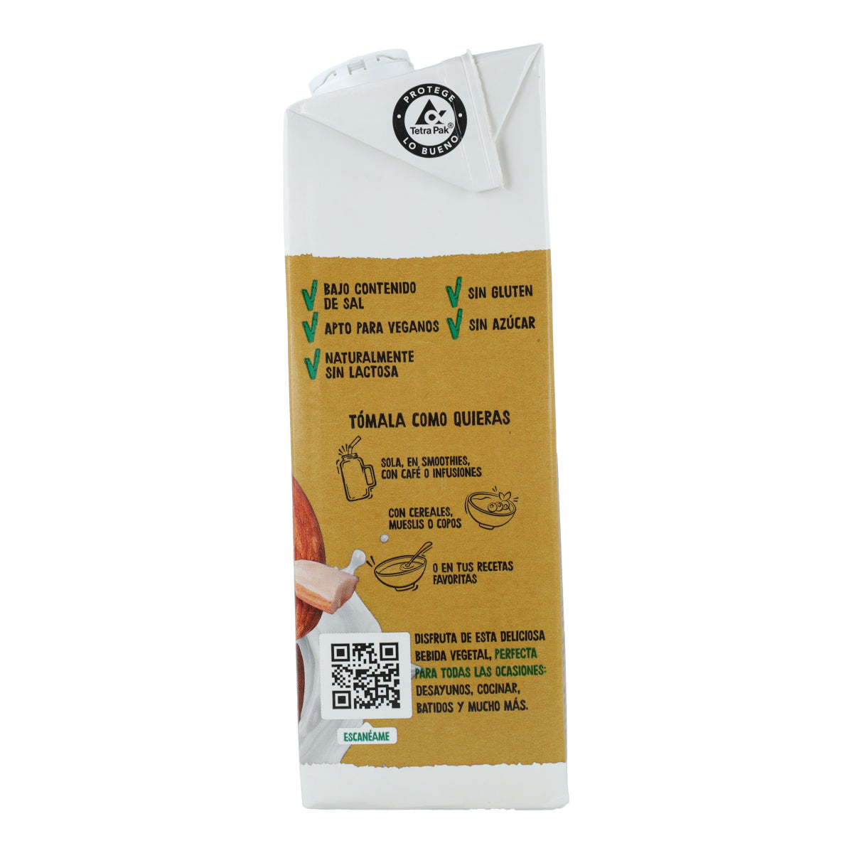 Bebida de Amêndoa Biológica 0% Açúcar, 1L Ecocesta