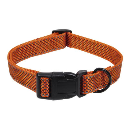 Collar Para Perros Reflectante Naranja 2,5 X 40-55 Cm_1