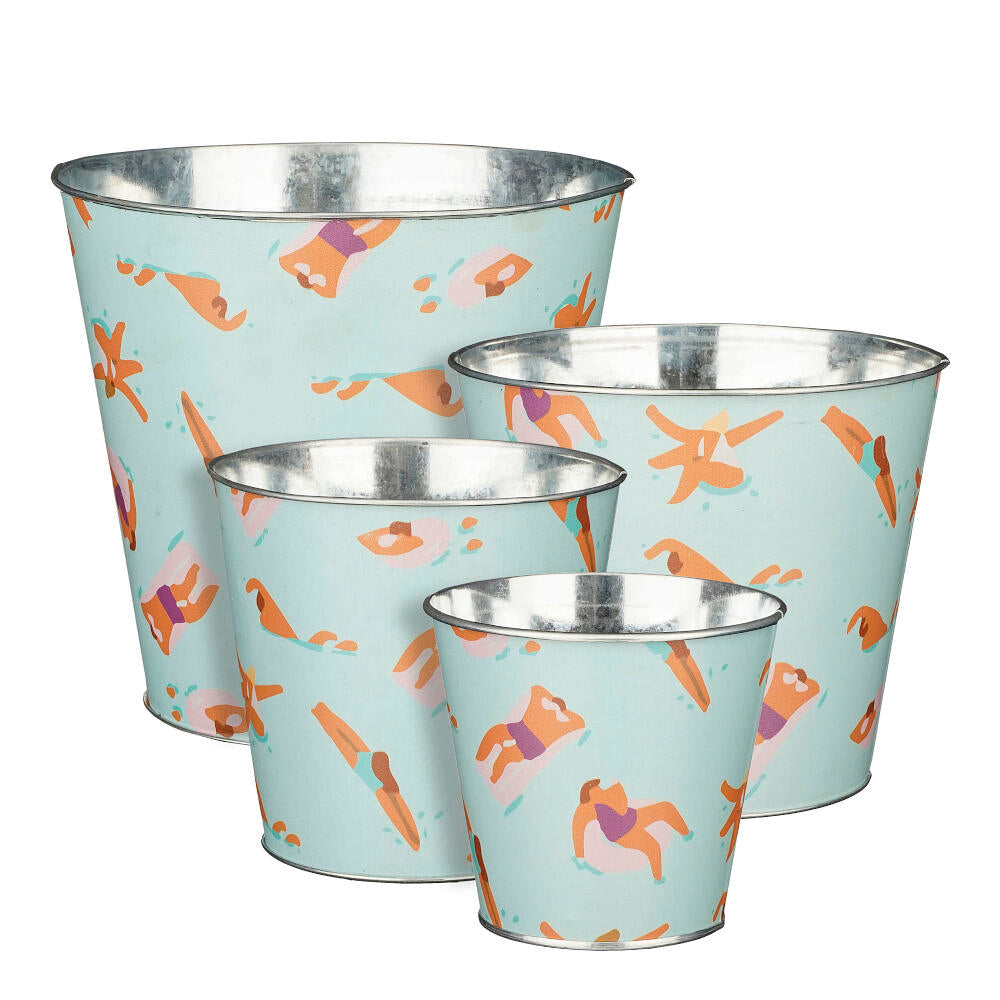 Macetero Zinc Azul Piscina 18cm_0