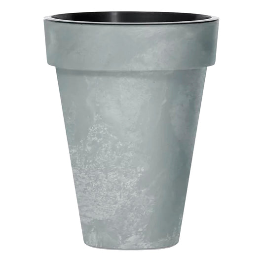 Maceta Cube Slim Beton Effect 25l, Con Depósito, 35,5x35,5x44cm, Color Hormigón