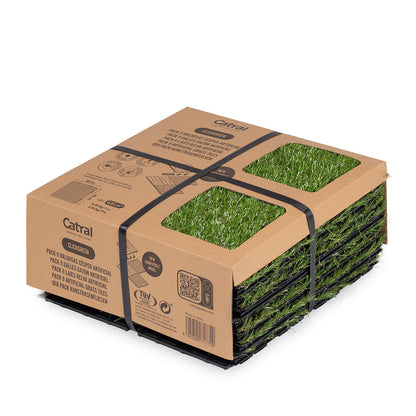 Pack 9 Baldosas Césped Artificial Clickgreen 30x30 Cm_1