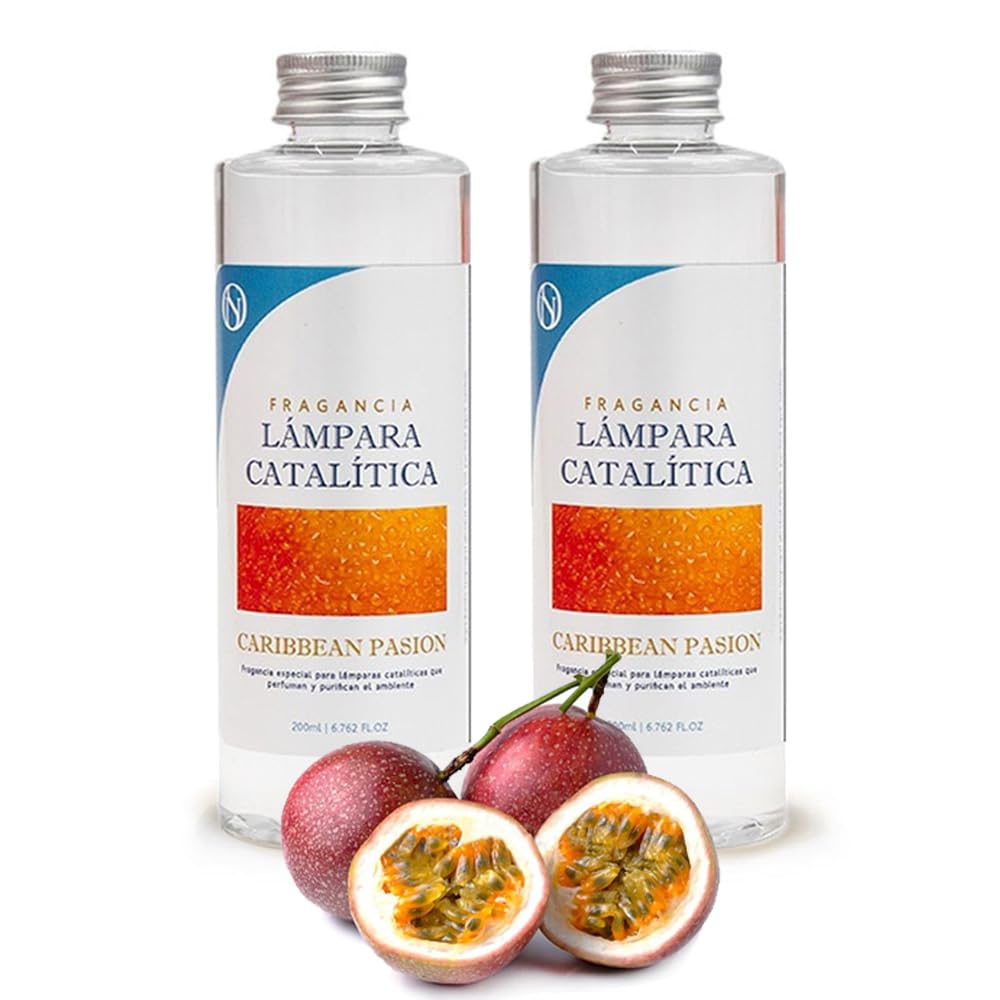 Pack Ahorro 2x Fragancia Para Lámpara Catalítica 500ml: Aroma Caribbean Passion - Disfruta Tu Aroma Favorito Más Tiempo_0