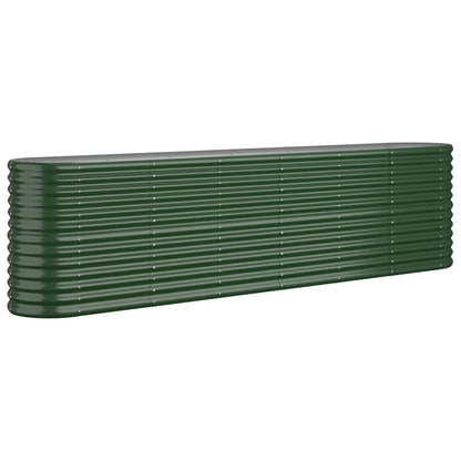 Jardinera Arriate Acero Galvanizado Verde 260x40x68 Cm_0