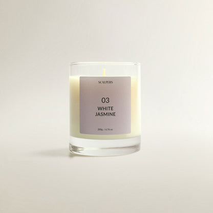Vela Aromática 200gr Jazmín Blanco Scalpers_3