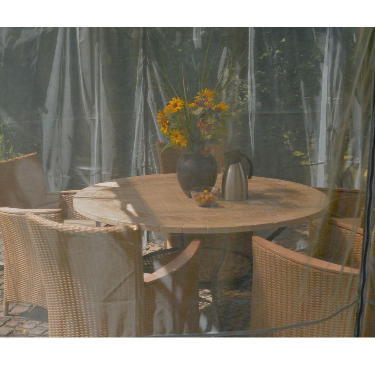 Conjunto de redes mosquiteiras para gazebo gazebo Palermo 3000/3500/3600 + Milano 3000 + Martinique 3600 Canopia da Palram