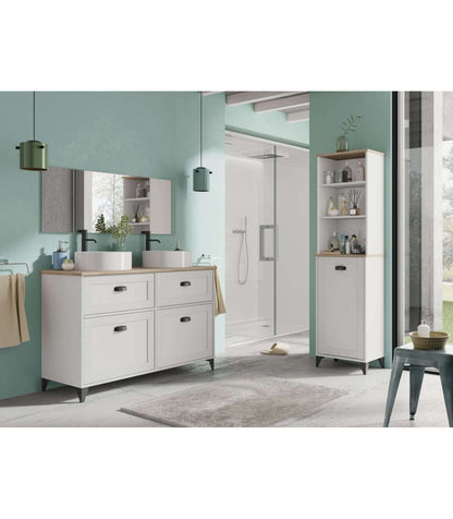 Mueble De Baño Sin Lavabos Toscana En Acabado Color Blanco, 80cm(alto) 120cm(ancho) 47cm(largo)_3