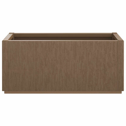 Caja De Flores De Jardín Marrón 80 X 36 X 35 Cm Pp_3