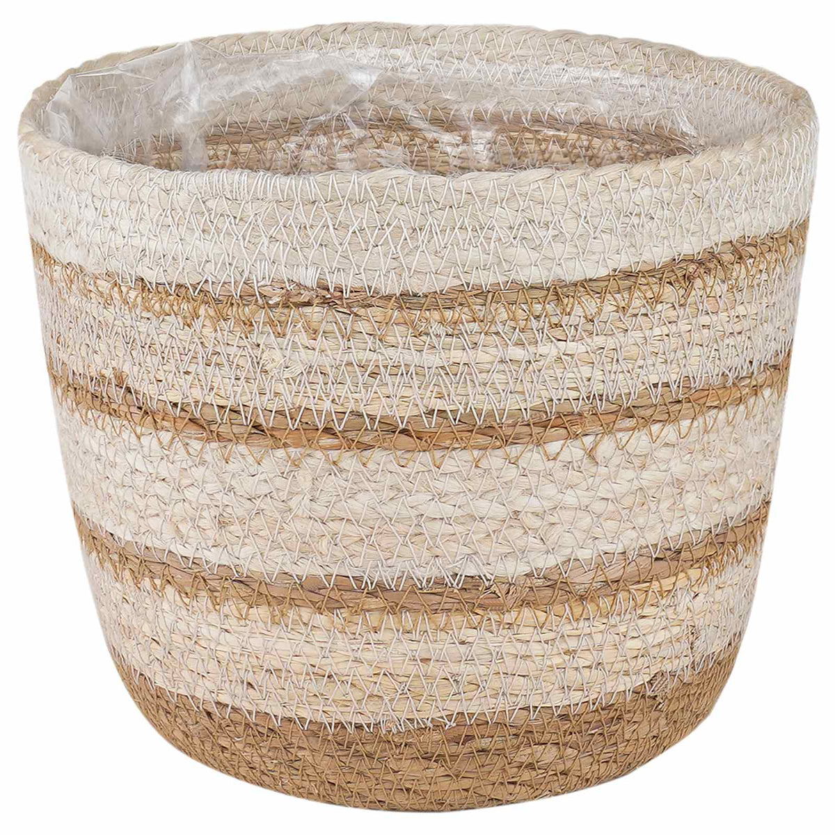 3 Uds. Natural, Y Beige Ø26 X 19 Cm 100% Hierba Marina_4