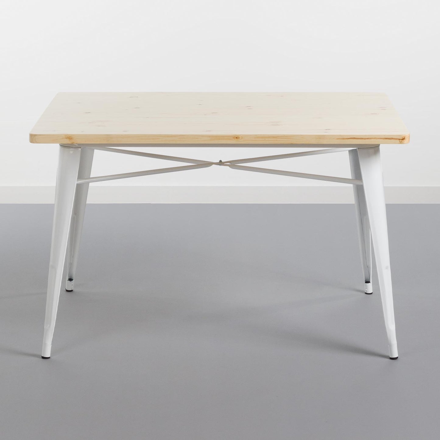 Mesa De Comedor Rectangular Iron Wood 120x80x74cm Thinia Home_1