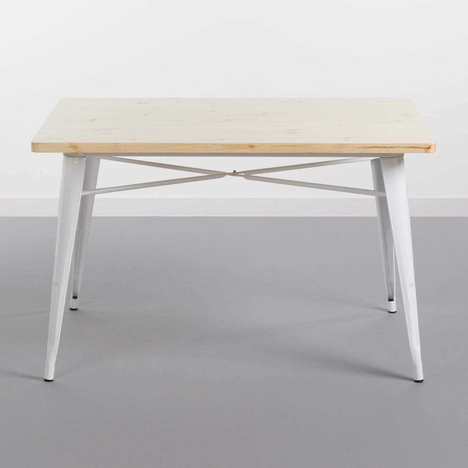 Mesa De Comedor Rectangular Iron Wood 120x80x74cm Thinia Home_1