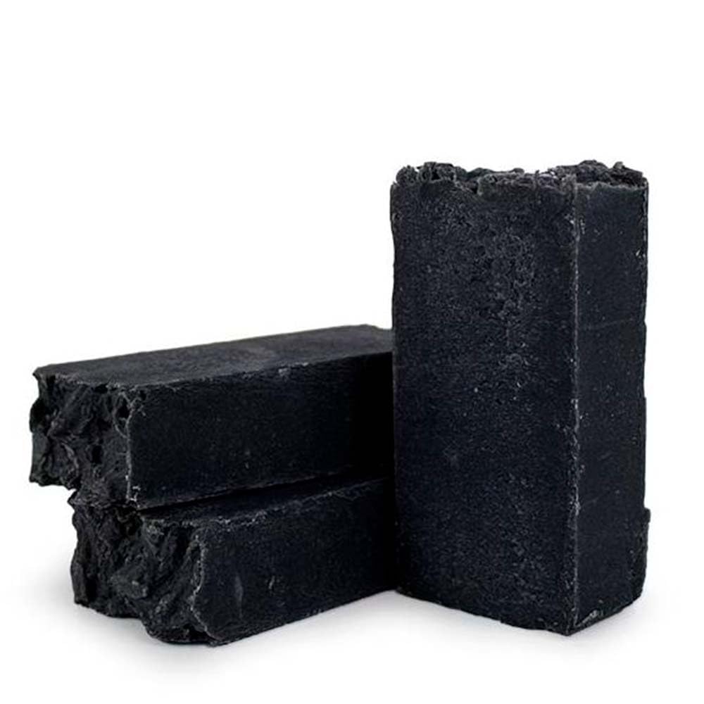 Jabón Natural Carbón Activo 90g En Bolsa Regalo De Yute. Elimina Espinillas Y Puntos Negros. Desintoxicante - Piel Grasa_4