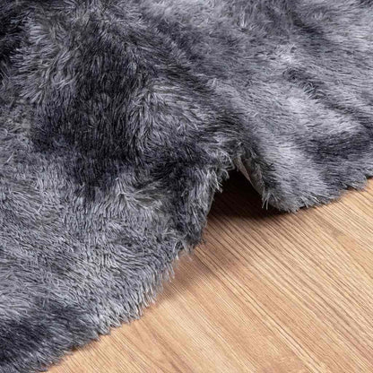Vidaxl Alfombra De Pelo Largo Navarra Gris Oscuro 200x290 Cm Poliéster_4
