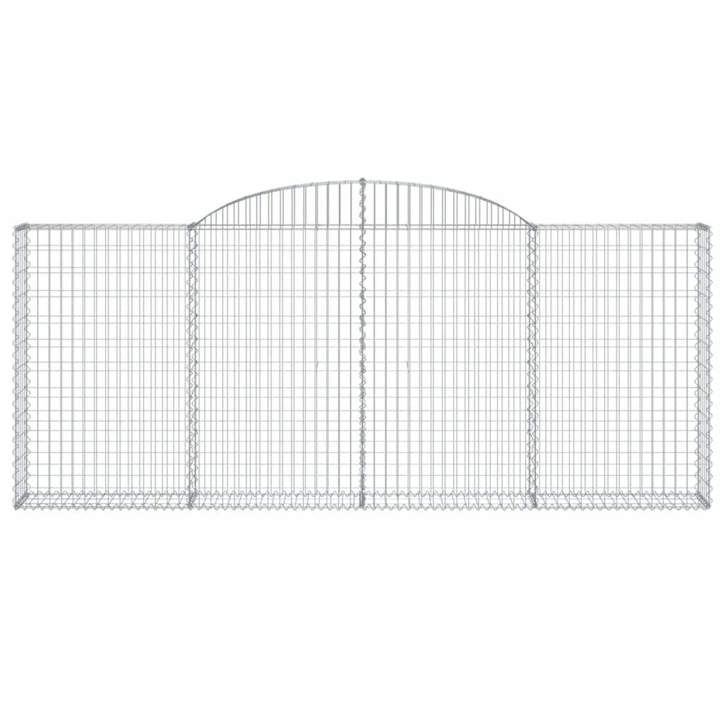Cestas Gaviones 5 Uds Forma De Arco Hierro 300x30x120/140 Cm_3