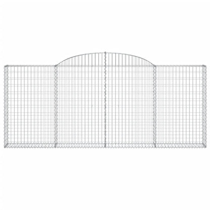 Cestas De Gaviones 12 Uds Forma De Arco Hierro 300x50x120/140cm_3