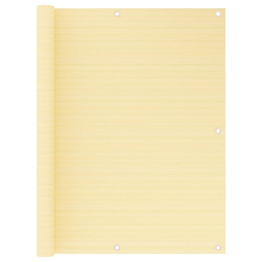 Vidaxl Toldo Para Balcón Hdpe Beige 120x500 Cm_0