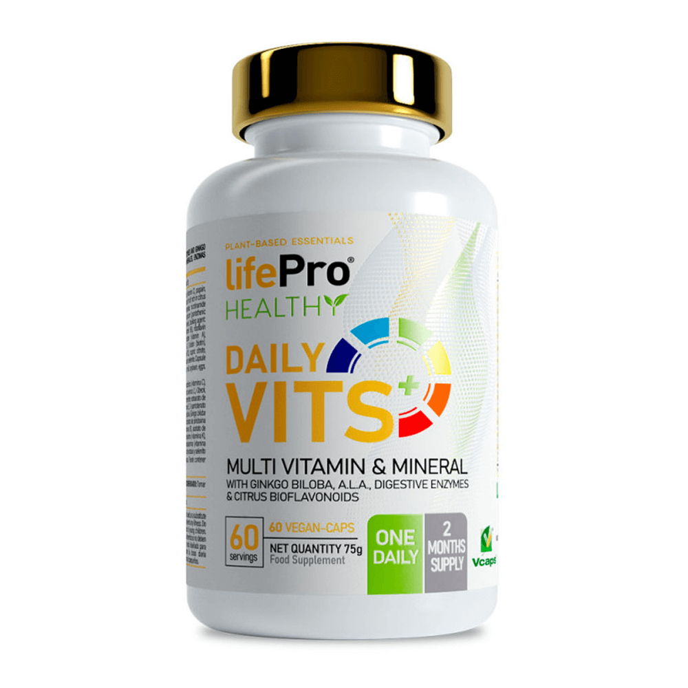 Daily Vits - 60 Cápsulas Veganas - Complejos Multivitaminicos - Lifepro_0