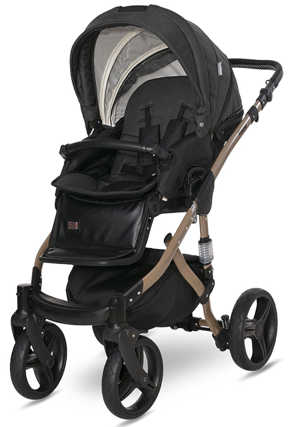 Carrito De Bebé Trio Rimini Premium Hasta 15 Kg Black_2