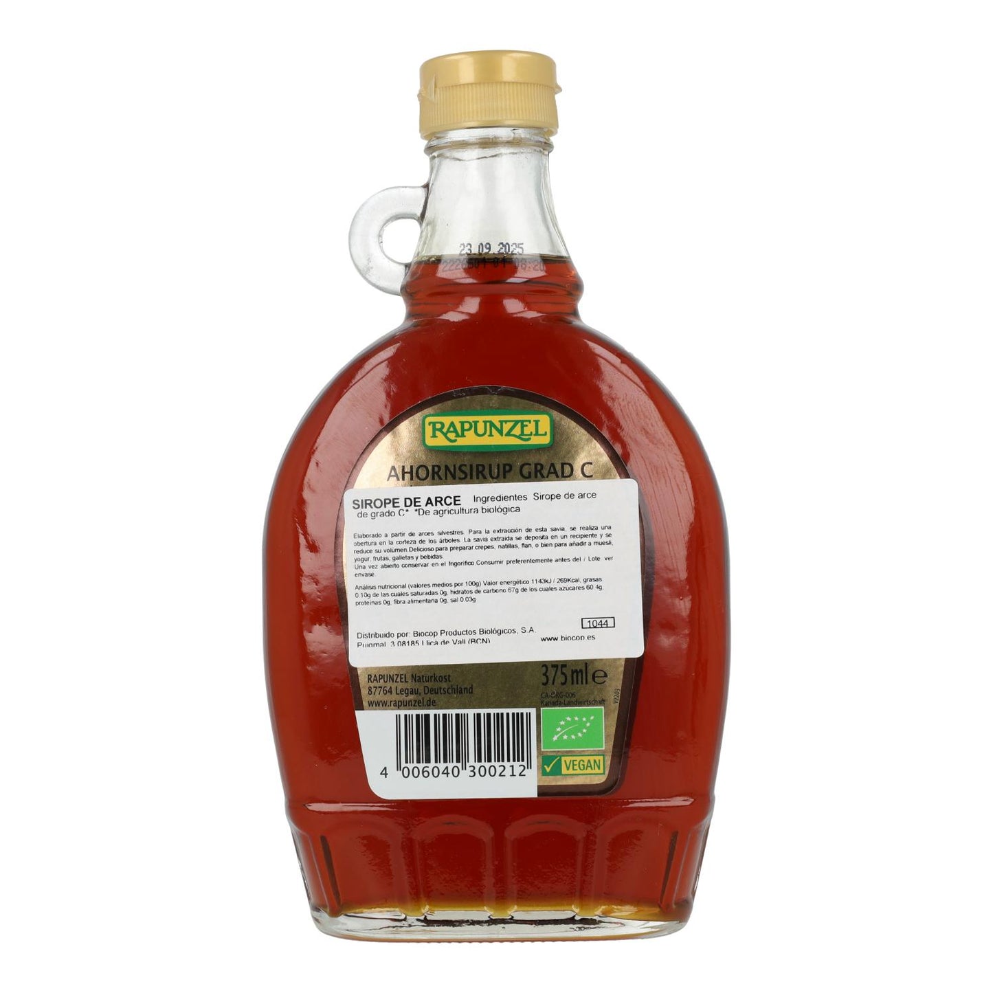 Xarope de ácer Rapunzel, 375 ml