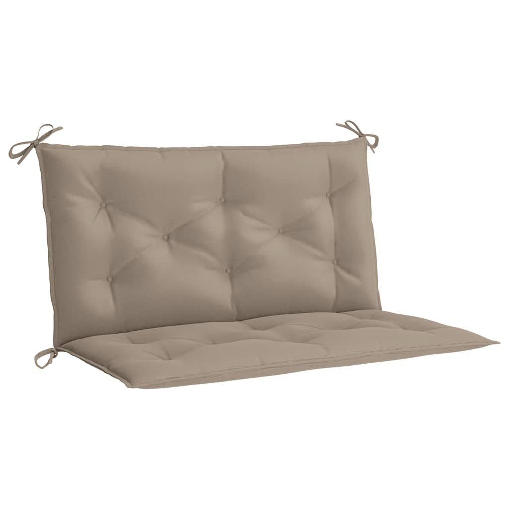 Vidaxl Cojín De Banco De Jardín Tela Oxford Taupe 100x(50+50)x7 Cm_0