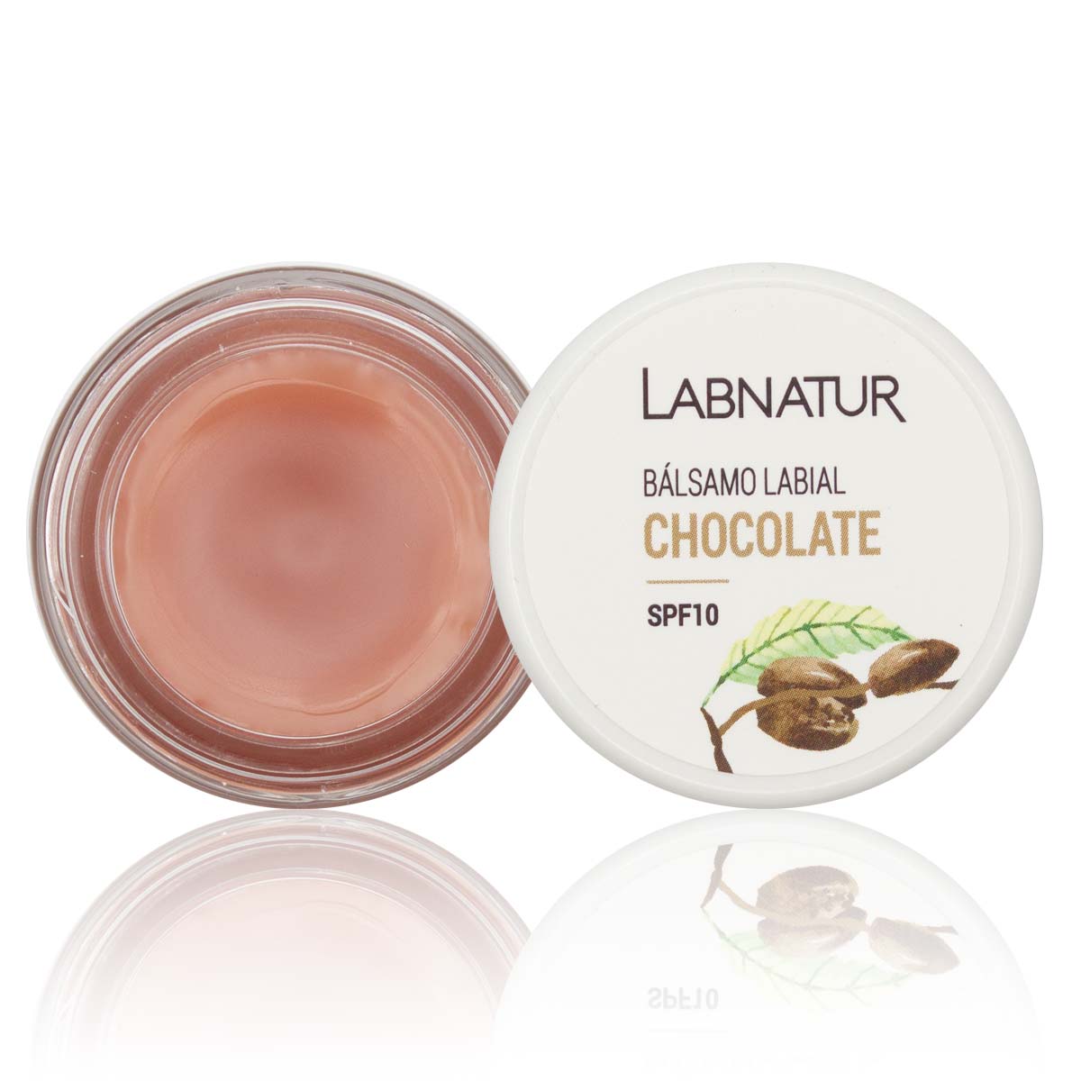 Bálsamo Labial de Chocolate Labnatur 15 ml | Hidrata, Nutre y Protege | Aguacate, Karité, Vitamina E y SPF10_0