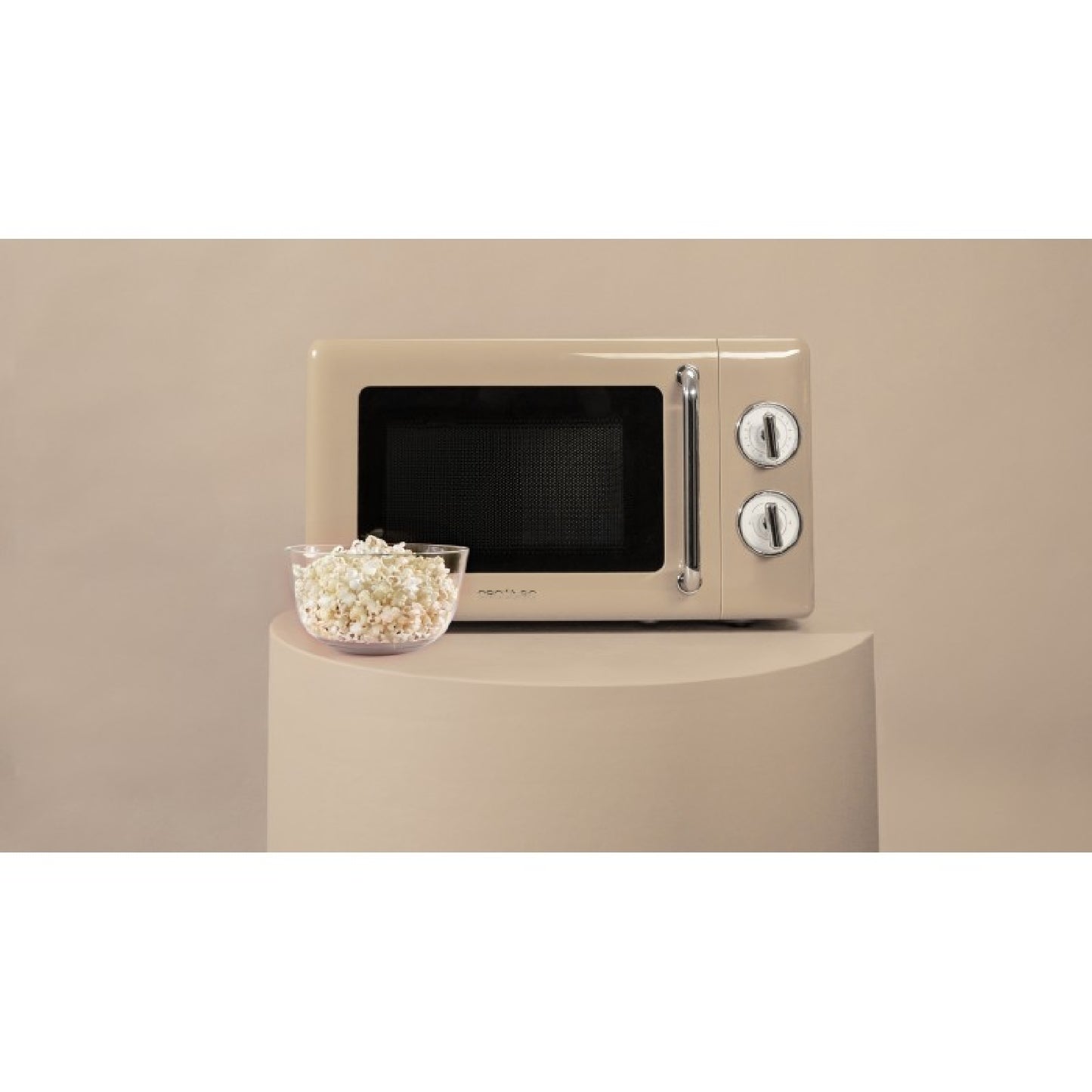 Microondas Mecánico De 20 L Proclean 3010 Retro Beige. 700 W En 6 Niveles, Temporizador Hasta 30 Minutos, Modo Descongelación, Diseño Vintage En Bei_3