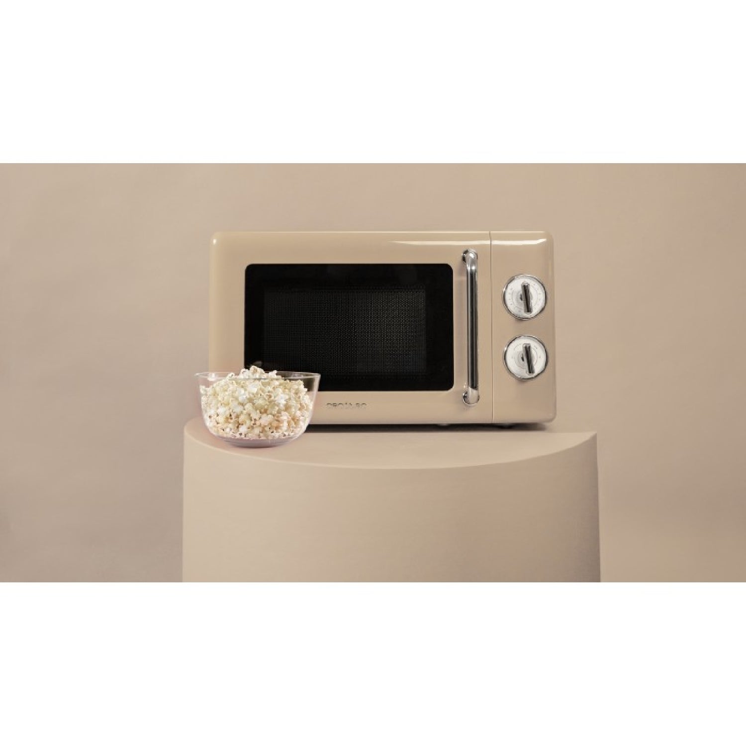 Microondas Mecánico De 20 L Proclean 3010 Retro Beige. 700 W En 6 Niveles, Temporizador Hasta 30 Minutos, Modo Descongelación, Diseño Vintage En Bei_3