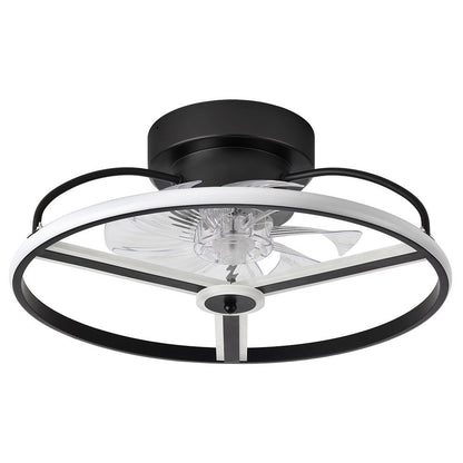 Ventilador Dc Anuska 60w Negro/oro 8 Aspas 6 Veloc. 70d 5100lm 3 Colores Remoto,memoria,reg.intensidad,temporizador_2