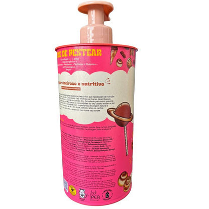 Lola Cosmetics Kids Cachinho Feliz Sorbete De Chocolate Creme De Pentear 450g_3
