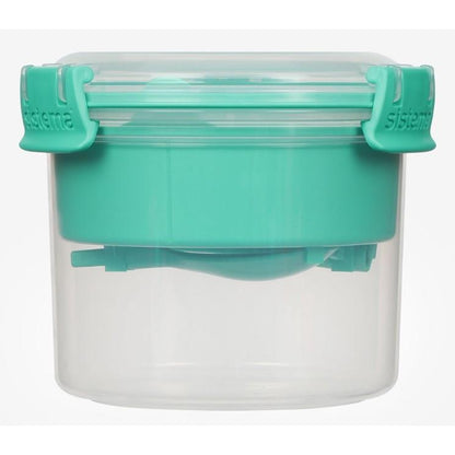 Sistema Breakfast To Go Round Recipiente Hermético para Lanche 530 ml