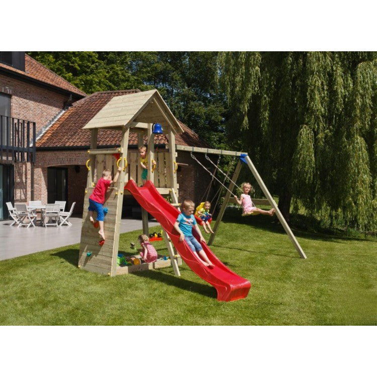 Parque Infantil Masgames Belvedere Xl Con Columpio Doble._4