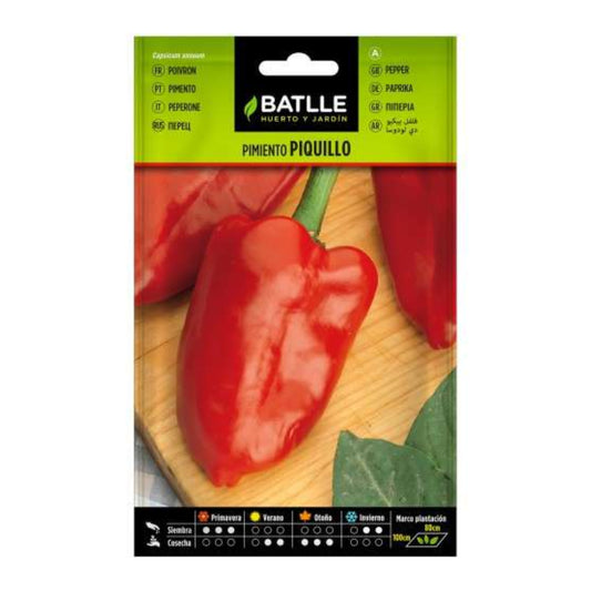 Sementes de Pimento Lodosa Batlle Piquillo