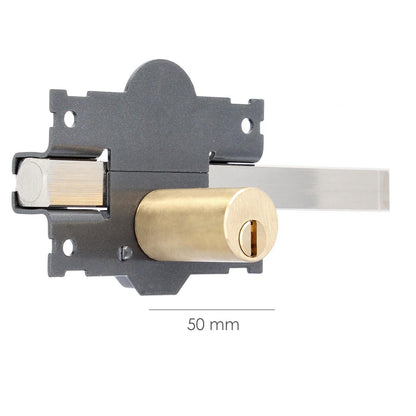 Cerrojo B-2 Llave 2 Lados Pasador De 183mm Cilindro Redondo De 50mm