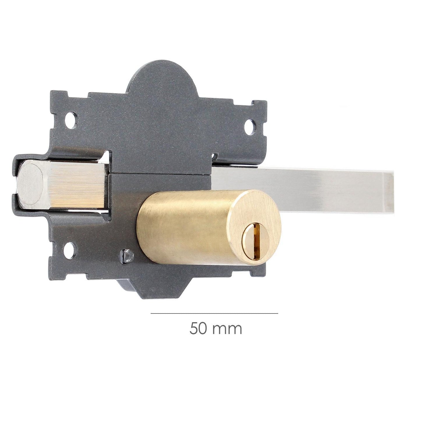 Cerrojo B-2 Llave 2 Lados Pasador De 183mm Cilindro Redondo De 50mm