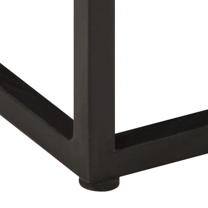 Mesa Auxiliar De Madera Maciza Reciclada 30x30x33 Cm_2
