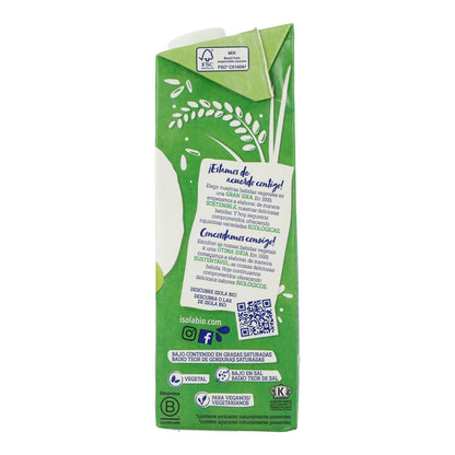 Bebida de arroz e avelã biológica, Isola Bio, 1 L