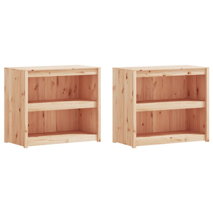 Muebles De Cocina De Exterior 2 Piezas Madera Maciza De Pino_3