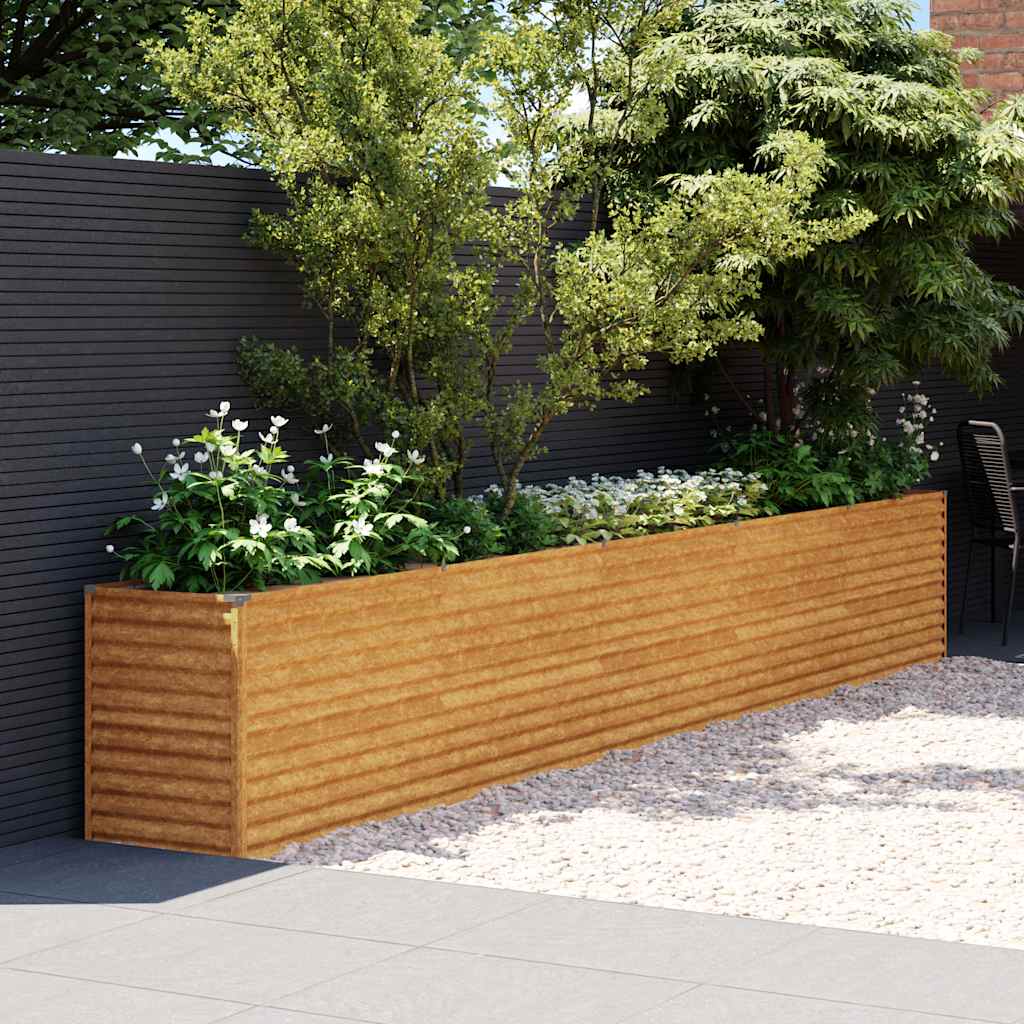 Jardinera Elevada 482x50x69 Cm Acero Corten_1