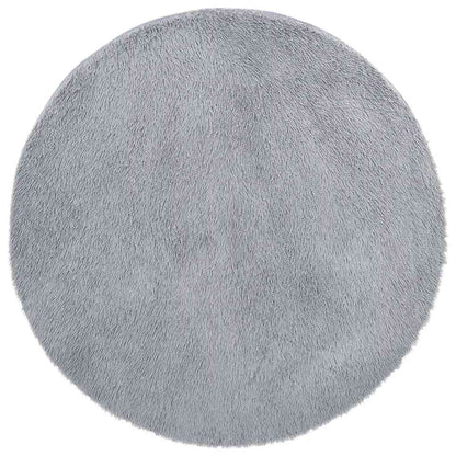 Vidaxl Alfombra De Pelo Largo Navarra Gris Claro 240x240 Cm Poliéster_0